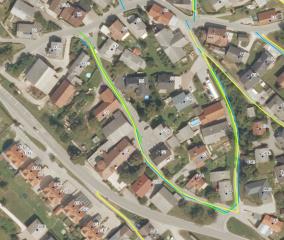 Zgornje Pirniče (S1a) - trasa sočasne gradnje